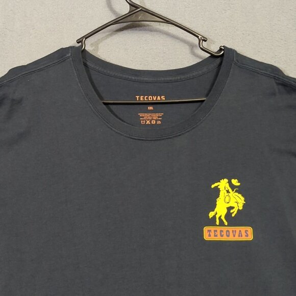 Tecovas T-Shirt Men's Men's XXL Black Fast As Lightning Graphic Long Sleeve - Picture 3 of 10